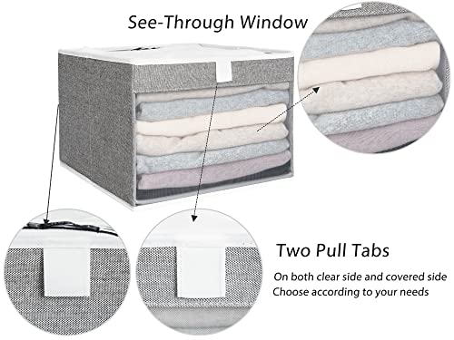 StorageWorks Underbed Storage Box and Closet Storage Bins with Clear Window