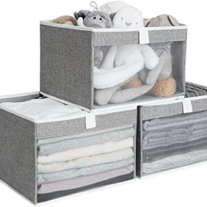 StorageWorks Underbed Storage Box and Closet Storage Bins with Clear Window