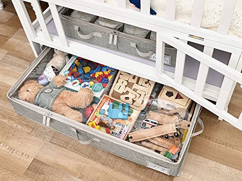 StorageWorks Underbed Storage Box and Closet Storage Bins with Clear Window