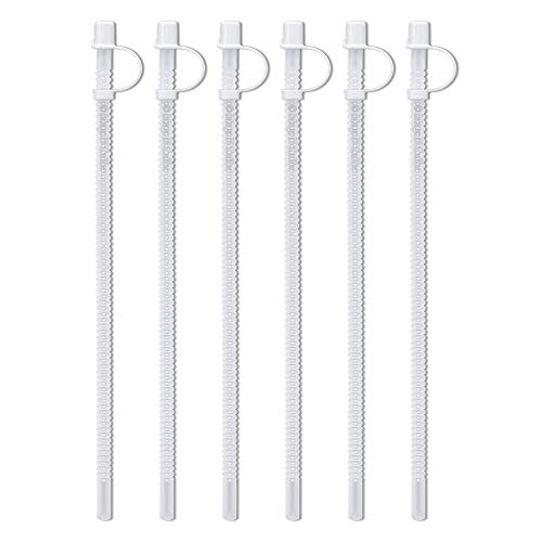 15" Flexible Straws for Jumbo Mugs (6)