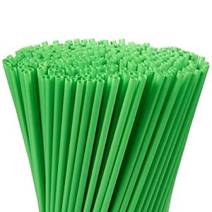 Just Straws Neon Green 7 3/4 inch Platic Disposable Drinking Straws(green, 250)