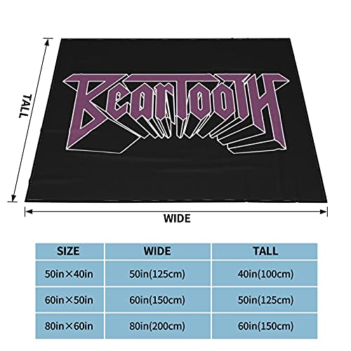 Beartooth Band Anti-Pilling Flannel Blankets Micro Fleece Blankets Air Conditioning Blanket Four Seasons Blanket Ultra-Soft Throw Blanket 50"x40"