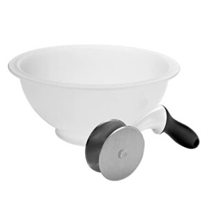 oxo good grips salad chopper with bowl white 12.5 x 5.5 x 12.5 inches