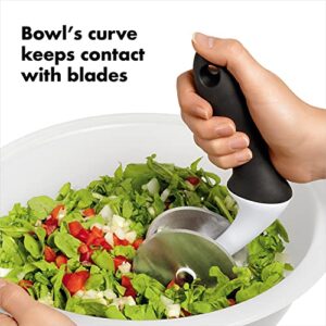 OXO Good Grips Salad Chopper With Bowl White 12.5 x 5.5 x 12.5 inches