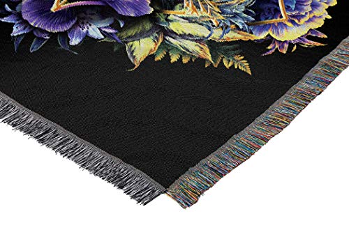Northwest Woven Tapestry Throw Blanket, 48 x 60 Inches, School Foliage