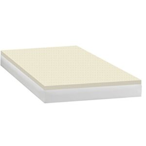 Continental Sleep 2-Inch Foam Topper,Adds Comfort to Mattress, CertiPUR-US Certified, Full, Off White