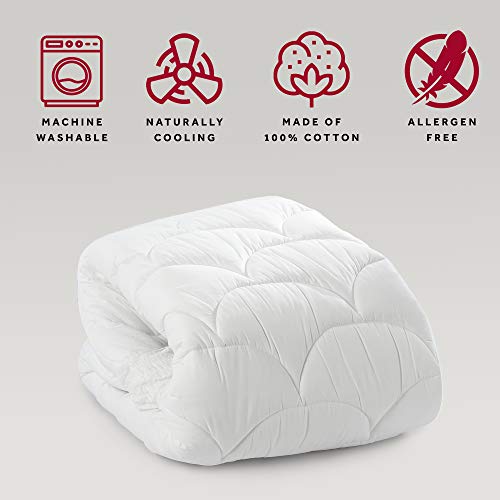 Marriott Mattress Topper - Plush, Quilted Mattress Pad with Hypoallergenic Fill - Fits Mattresses Up to 15" - King