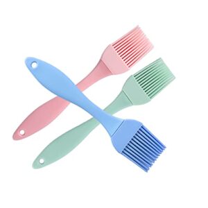 Ralcratve Silicone Pastry Brush,Baking Brush,Basting Brush For Cooking, Kitchen Brush, Butter Brush,Food Furit Brush, For BBQ Salted Steak Fish,Easy to Clean,Happy Party Kitchen Gift