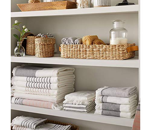Hearth & Hand with Magnolia New Bathroom Storage Collection (Small, Woven Bath Storage Canister)