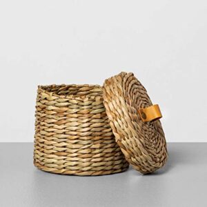 Hearth & Hand with Magnolia New Bathroom Storage Collection (Small, Woven Bath Storage Canister)