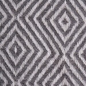 DII Diamond Throw Collection Woven Cotton, 50x60, Mineral Gray