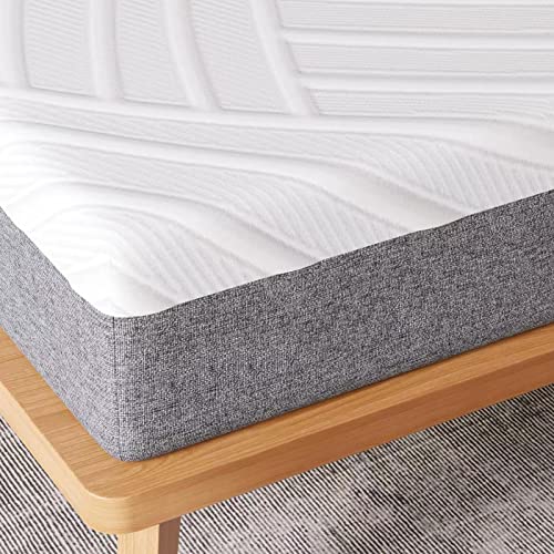 Giantex Memory Foam Mattress, 8 inch Mattress Full with Gel Infused Memory Foam & Bamboo Charcoal Foam for Cool Refreshing Sleep, Medium Firm, Hybrid Bed Mattress in a Box