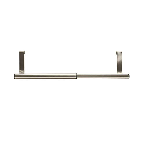 Treasure Gurus Stainless Steel Extending Over Door Kitchen Hand Dish Towel Holder Bar Bathroom Rack