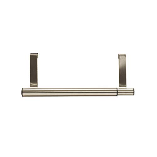 Treasure Gurus Stainless Steel Extending Over Door Kitchen Hand Dish Towel Holder Bar Bathroom Rack