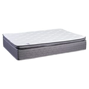 Treaton, 13-Inch Foam Encased Soft Pillow Top Hybrid Contouring Comfort Mattress, Queen, Beige