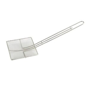 winco square mesh skimmer, 6.75-inch, medium, nickel