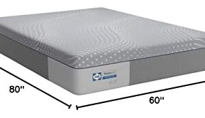 Sealy Posturepedic Hybrid Lacey Soft Feel Mattress and 5-Inch Foundation, Queen