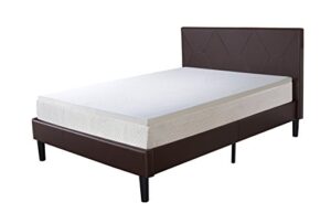 olee sleep 4 inch memory foam mattress topper pad 04tp02f