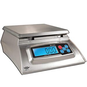 my weigh kd-8000 digital food scale, stainless steel, silver