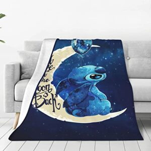 texpxv cute cartoon throw blanket for adults kid 3d printed fuzzy cozy microfiber plush lightweight fleece blanket all season for home couch bed and sofa gifts 50"x60"