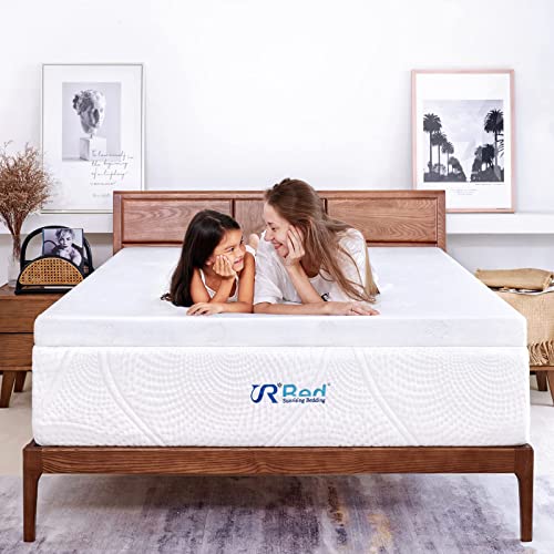 Mattress Topper Full, 2 Inch Gel Memory Foam Mattress Topper, Plush Soft Mattress Pads for Pain Relief, with Removable & Washable Cover, 120 Day Free Return, 10 Year Warranty