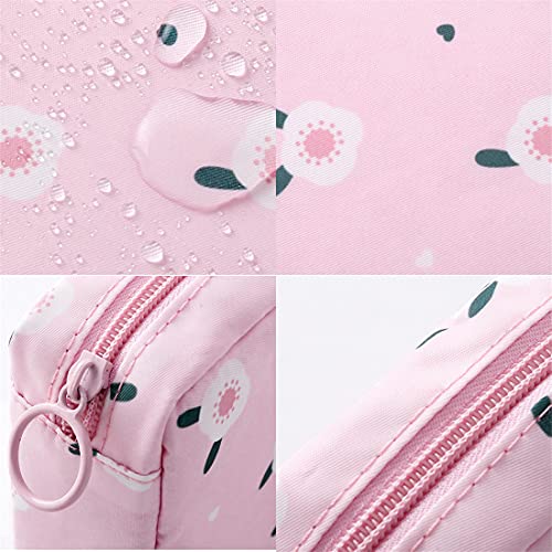 VINMEN Waterproof Tampon Storage Bag Cute Sanitary Pad Pouches Portable Makeup Lipstick Key Earphone Data Cables Organizer