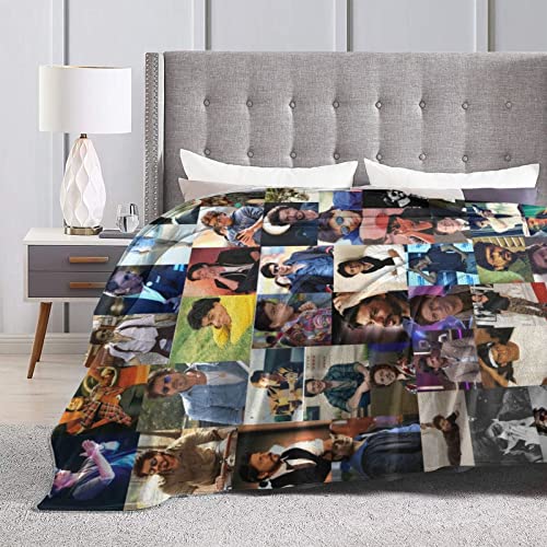 Shah Rukh Khan Collage Ultra-Soft Micro Fleece Throw Blanket Warm Comfortable Versatile Blanket for Sofa and Travel