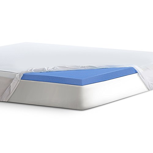 Serta 2" Lasting Dream Gel-Infused Memory Foam Mattress Topper, Twin