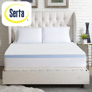 Serta 2" Lasting Dream Gel-Infused Memory Foam Mattress Topper, Twin