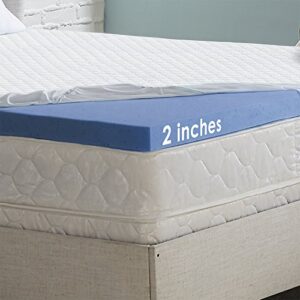 Serta 2" Lasting Dream Gel-Infused Memory Foam Mattress Topper, Twin