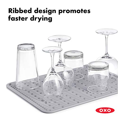OXO Good Grips Large Silicone Drying Mat, Large (Gray)