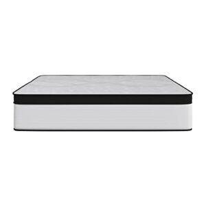 Taylor & Logan Oriana 12" CertiPUR-US Certified Hybrid Pocket Spring Mattress in a Box with an Extra Firm Feel for Durable Support - Queen