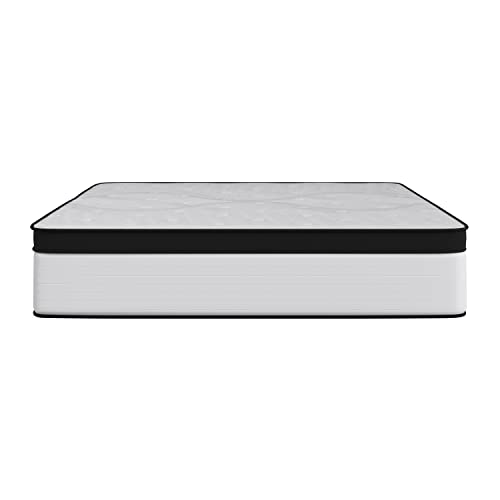 Taylor & Logan Oriana 12" CertiPUR-US Certified Hybrid Pocket Spring Mattress in a Box with an Extra Firm Feel for Durable Support - Queen