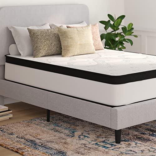 Taylor & Logan Oriana 12" CertiPUR-US Certified Hybrid Pocket Spring Mattress in a Box with an Extra Firm Feel for Durable Support - Queen