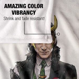 Marvel Loki Blanket, 36"x58", What Did You Expect Propaganda, Silky Touch Super Soft Throw Blanket