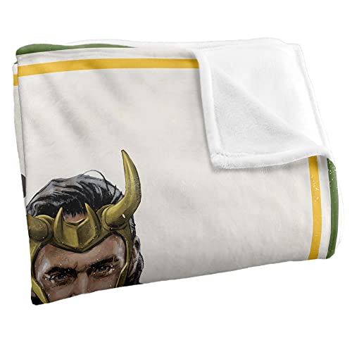 Marvel Loki Blanket, 36"x58", What Did You Expect Propaganda, Silky Touch Super Soft Throw Blanket