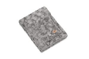 ugg 10485 adalee soft faux fur reversible accent throw blanket luxury cozy fuzzy fluffy hotel style luxurious home decor luxurious soft blankets for sofa, seal