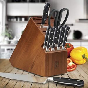 Cook N Home knife storage block, 20 slots, Acacia wood,2660