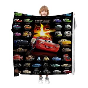 cartoon fleece blanket throw lightweight super soft microfiber cozy luxury bed couch fuzzy all season blanket 50"x40" in