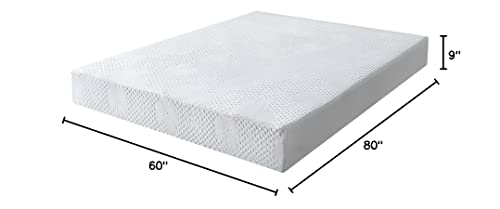 SLEEPLACE 9 in Luna Memory Foam Mattress, Queen