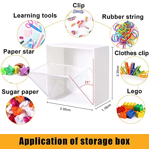 Wall Mounted Flip Storage Box, Waterproof And Dustproof Storage Box, Cotton Balls.Cotton Swabs.Cotton Wheels.Bathroom.Bedroom And Other Cosmetic Pad Storage Boxes