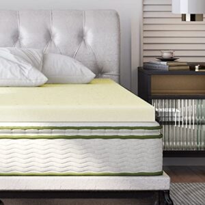 giantex bed mattress topper, 3 inch thickness soft mattress pad, queen bed topper