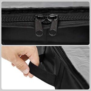 Surblue 12 Pairs Under Bag Shoe Organizer Storage Bag size 2 Pair (Black)