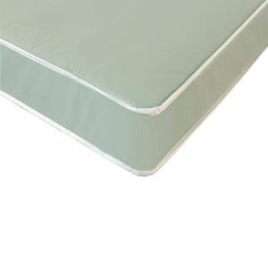 Mayton, 5-Inch Vinyl Mattress Tight Top Double Sided Medium Firm Waterproof, 75" x 30", Green