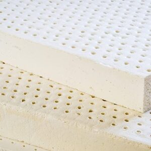 100% natural latex mattress topper - firm - 3" queen