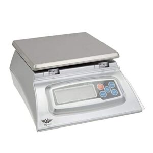 kitchen scale - bakers math kitchen scale - kd8000 scale by my weight, silver