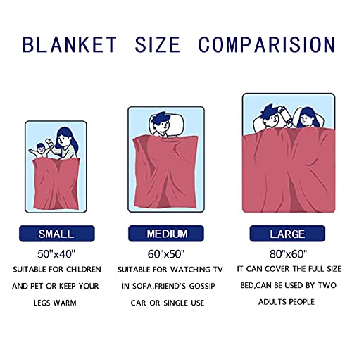 Dinosaur Soft Throw Blanket 60"X50" Lightweight Flannel Blanket for Couch Bed Sofa Home Living Room Decor Travelling Camping for Kids Adults