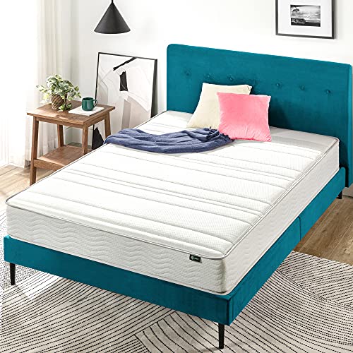 Zinus 7 Inch Metal Smart Box Spring, Full & 10 Inch Foam and Spring Mattress/CertiPUR-US Certified Foams/Mattress-in-a-Box, Full