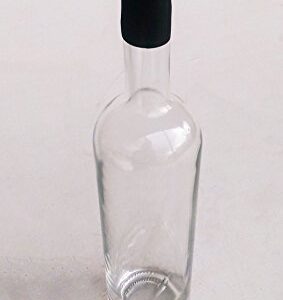 Shrink Caps for Wine Bottles - Matte Black 50 Count (31x60)