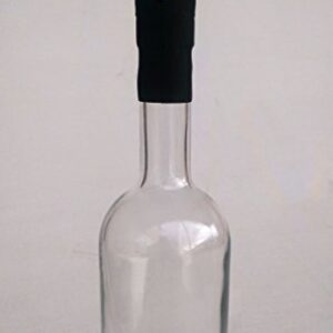 Shrink Caps for Wine Bottles - Matte Black 50 Count (31x60)